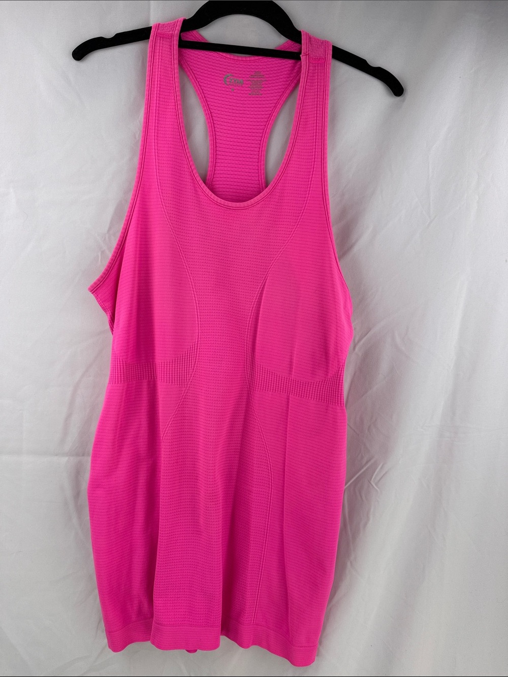 Zyia Active Women’s Size Medium Copper Charged Hot Pink Racerback Stretch Tank